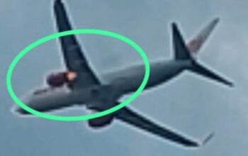 Fenomena Aneh Terjadi di Ketinggian 30.000 Kaki — Sosok Misterius Terlihat di Sayap Pesawat